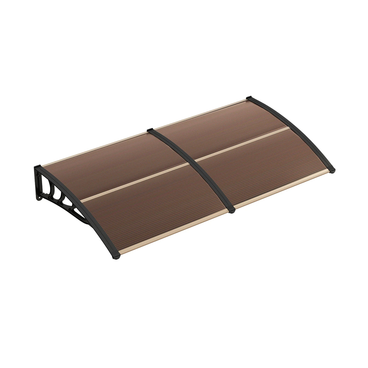 Outdoor Front Door Patio Overhang Awning for Sunlight Rain Snow Wind Protection-80 x 40 Inch