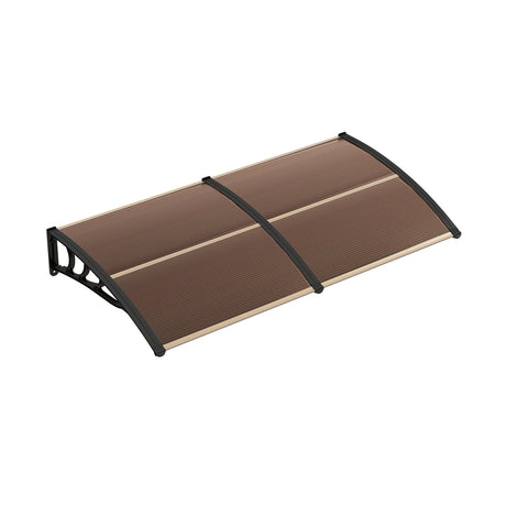 Outdoor Front Door Patio Overhang Awning for Sunlight Rain Snow Wind Protection-80 x 40 Inch