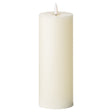 Luxe Collection Natural Glow 3 x 8 LED Cream Candle