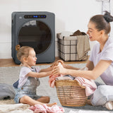 HOMCOM 4kg Compact 40-60C  Tumble Dryer - Grey