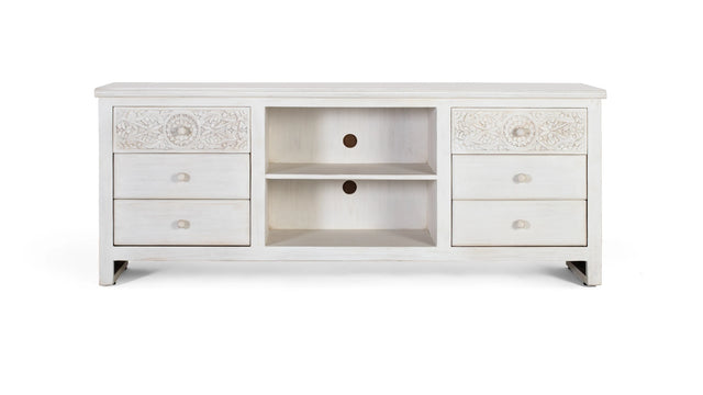 Giner and Colomer  Modern TV Stand With 6 Drawers And 2 Open Compartments