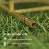 Outsunny Wedding Arch Frame Set, 2.2, 2, 1.8 m Metal Arch Backdrop Stand Set of 3, Balloon Arch Stand Set for Birthday Party, Bridal Shower, Graduation, Ceremony, Banquet Decorations, Gold Tone