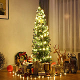 2.4 M Slim Pencil Christmas Tree with Branch Tips for Indoor Decoration