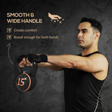 SPORTNOW Three-Piece Kettlebell Set, 5lbs, 10lbs, 15lbs with Storage Tray