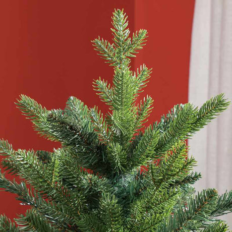 HOMCOM 7ft Bare Artificial Christmas Tree, with 2445 Tips - Green