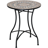 Outsunny 60cm Mosaic Outdoor Patio Table - Green
