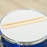 AIYAPLAY 11-Piece Kids Drum Kits w/ Stool, Drumsticks, Pedal, Cymbals, for 3-6 Years, Blue