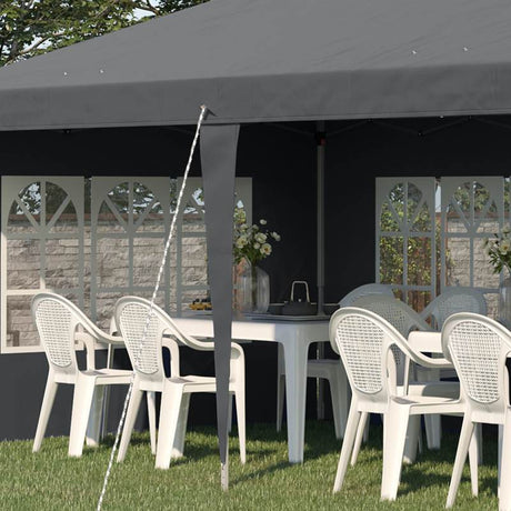 Outsunny 3 x 6m Pop-Up Gazebo, with Removable Walls - Grey