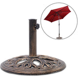 23-lbs 17 3/4 Inch Round Umbrella Base Stand