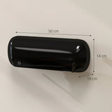 HOMCOM 2000W Ceramic Electric Heater with Fan, Adjustable Thermostat, Wall Mounted - Black