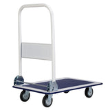 Folding Push Cart Dolly with 360 Degree Swivel Wheels for Garage/Kitchen