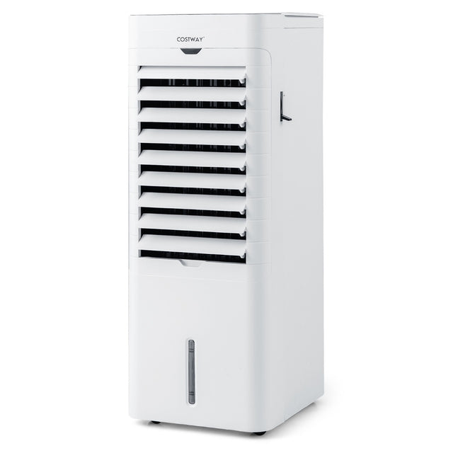 Evaporative Air Cooler and Heater with 3 Speeds and 3 Modes-White
