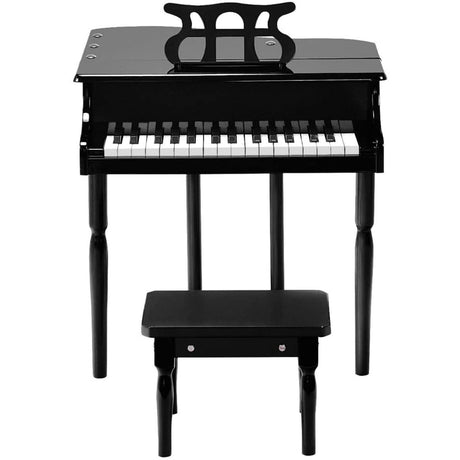 Musical Instrument 30-KeyMini Grand Piano with Bench-Black