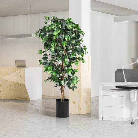 6 Feet Artificial Ficus Silk Tree
