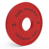 Fractional Bumper Plates 2 x 2.5kg