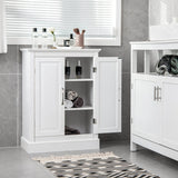 Bathroom Floor Cabinet with Adjustable Shelves & Anti-toppling Device