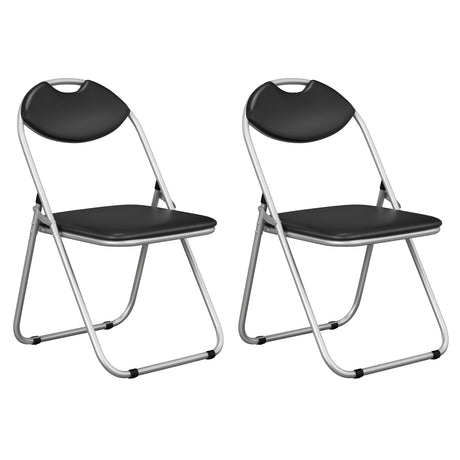 2/4/6 Pieces Portable Folding Dining Chairs Set with Carrying Handles-Set of 2