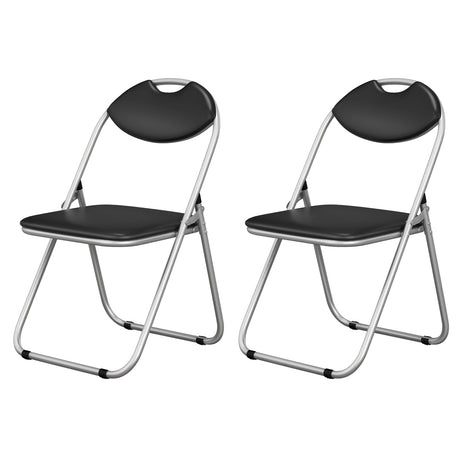2/4/6 Pieces Portable Folding Dining Chairs Set with Carrying Handles-Set of 2