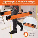 Set of 2 sawhorses, foldable, portable workhorses, load capacity up to 500 kg