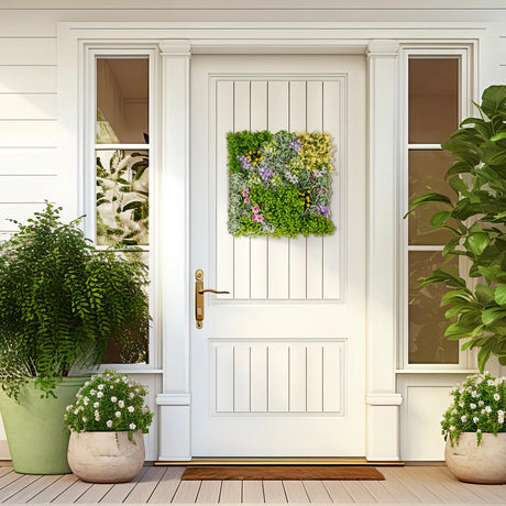 50 x 50 cm 3D Hanging Succulents with 10 Types of Mixed Faux Plants