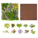 50 x 50 cm 3D Hanging Succulents with 10 Types of Mixed Faux Plants