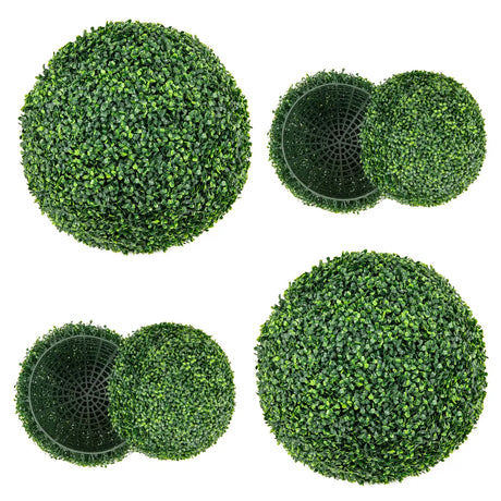 2 Pieces 39CM/50CM Artificial Decorative Plant Milan Grass Ball-M