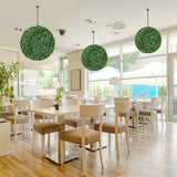 2 Pieces 39CM/50CM Artificial Decorative Plant Milan Grass Ball-S