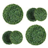 2 Pieces 39CM/50CM Artificial Decorative Plant Milan Grass Ball-S