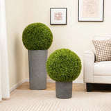 2-Piece 50cm Artificial Plant Boxwood Topiary Ball-M