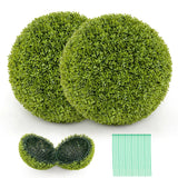 2-Piece 50cm Artificial Plant Boxwood Topiary Ball-M