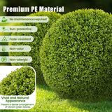 2-Piece 50cm Artificial Plant Boxwood Topiary Ball-M