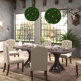 2 Pieces 52 CM Artificial Topiary Balls with 20 Zip Ties-M
