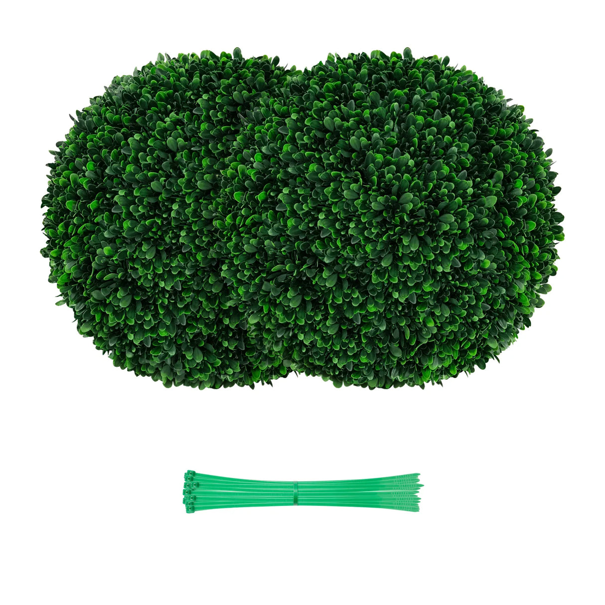 2 Pieces 52 CM Artificial Topiary Balls with 20 Zip Ties-M