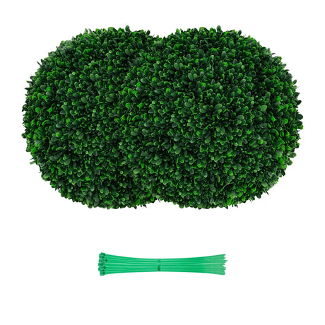 2 Pieces 52 CM Artificial Topiary Balls with 20 Zip Ties-M