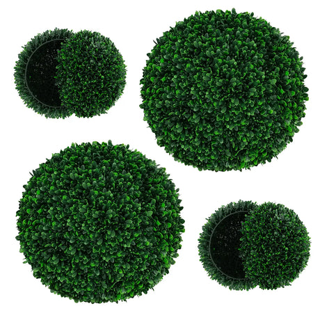2 Pieces 52 CM Artificial Topiary Balls with 20 Zip Ties-M