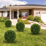 2 PCS 45cm/55cm Artificial Plant Cedar Topiary Ball-M