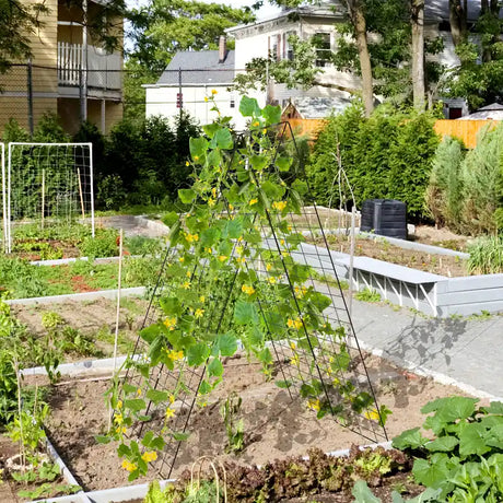 Garden Cucumber Trellis with Twist Tie for Climbing Plants
