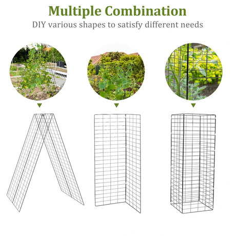 Garden Cucumber Trellis with Twist Tie for Climbing Plants