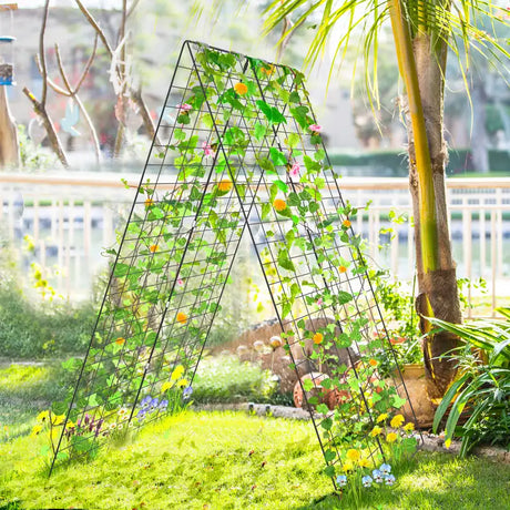 Garden Cucumber Trellis with Twist Tie for Climbing Plants