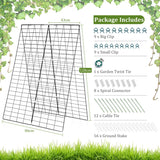 Garden Cucumber Trellis with Twist Tie for Climbing Plants
