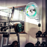 20 Inch Heavy Duty Metal Wall Mount Fan with 3 Fan Speeds-Silver