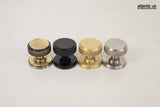 Millhouse Brass Harrison Brass Knurled Mortice Knob on Concealed Fix Rose - Satin Brass - Set