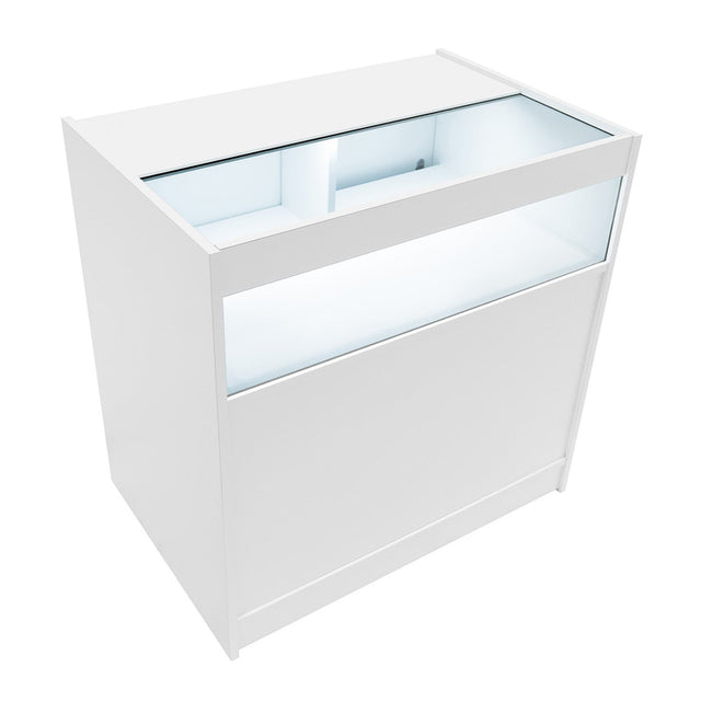 LED Retail Shop Counter B900 - White