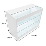 LED Retail Shop Counter K1200 - White