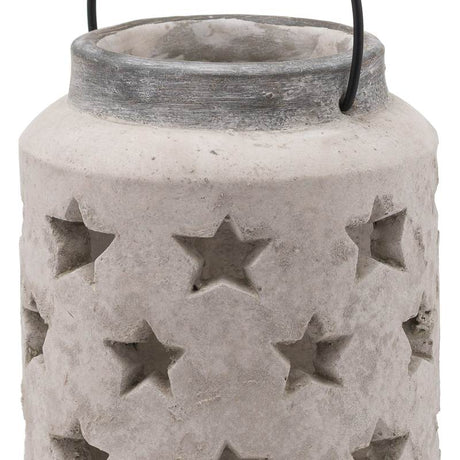 Bloomville Large Stone Star Lantern