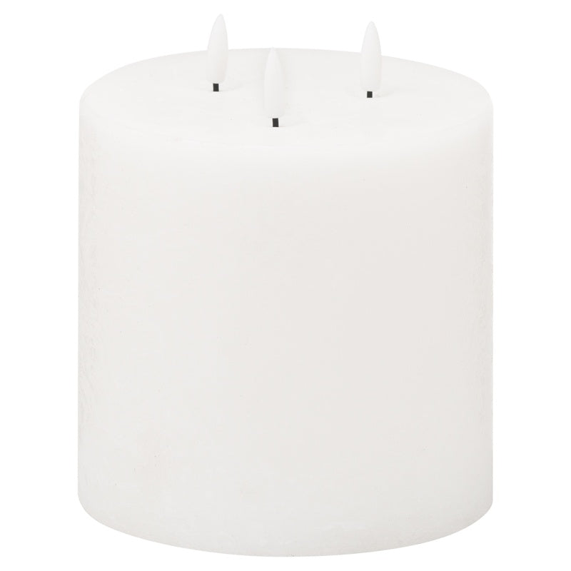 Luxe Collection Natural Glow 6x6 LED White Candle