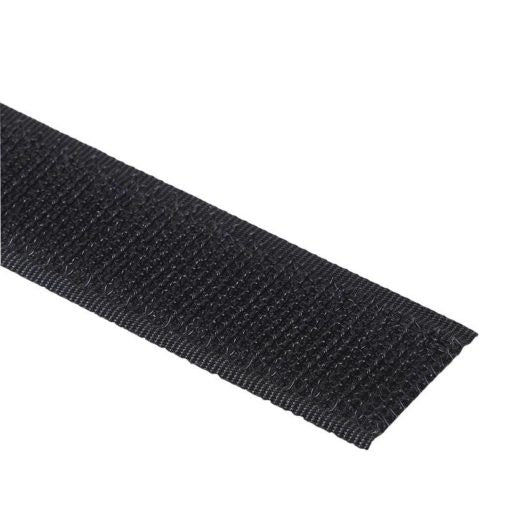 Hook 20mm x 25m roll Black Sew-On