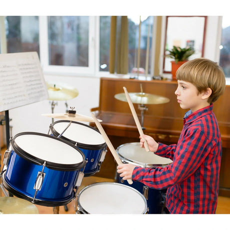 5-Piece Junior Drum Set For Kids -Blue