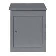 Grey Anti-Theft Parcel Post Box