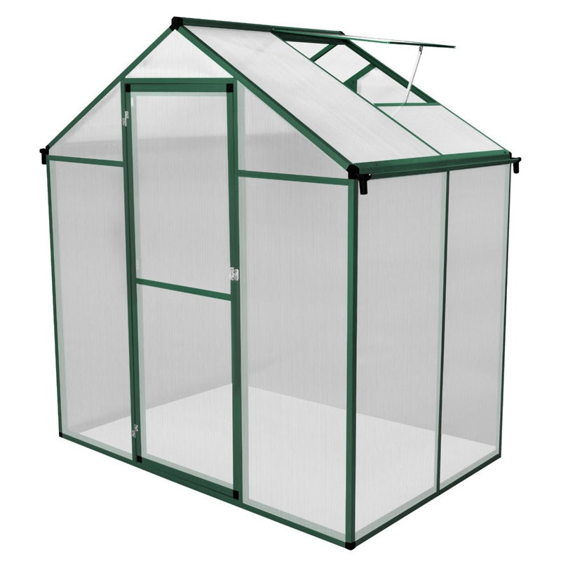 Polycarbonate Greenhouse 6ft x 4ft – Green